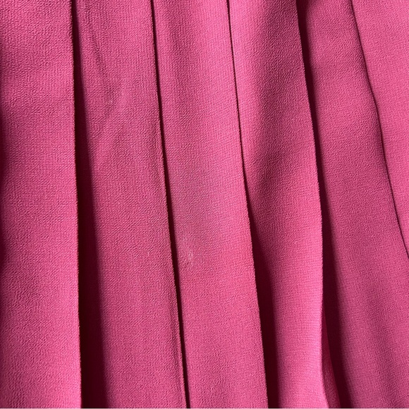 BCBGMaxAzria Burgundy Pleated Skirt - Picture 8 of 8